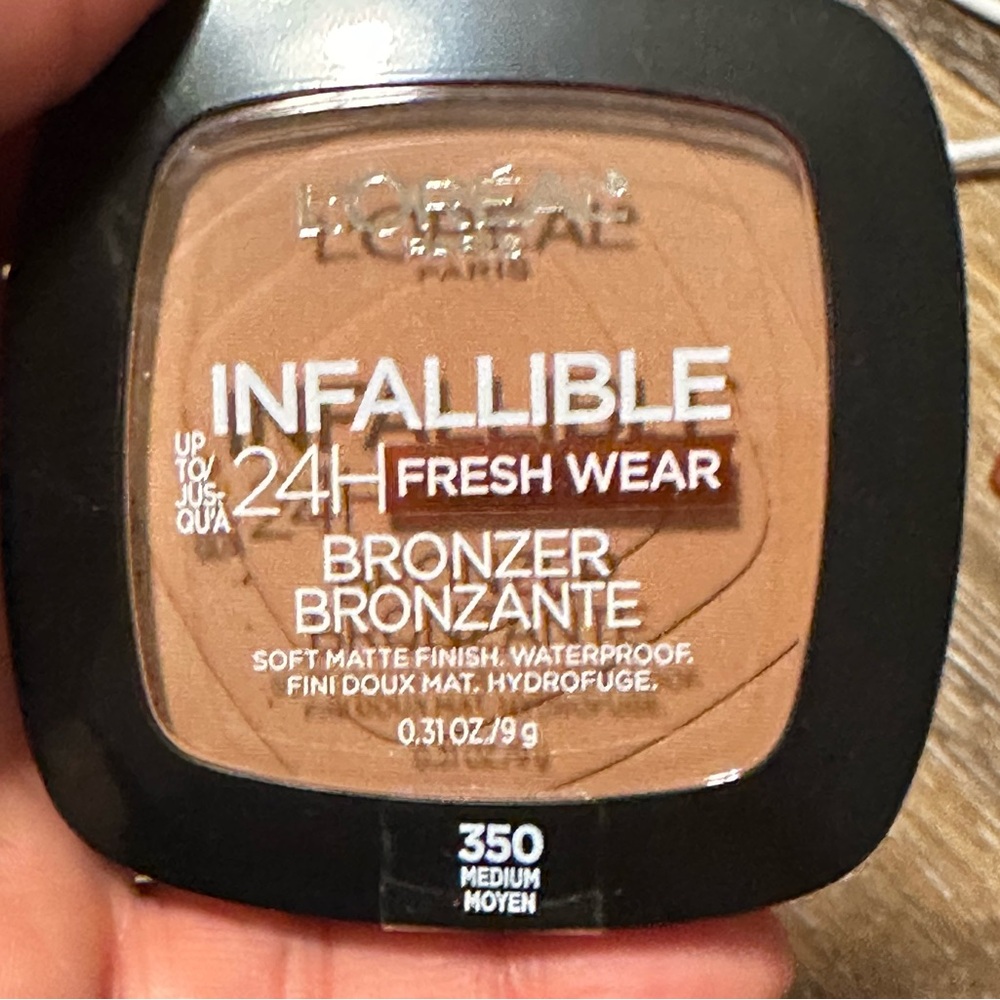 2 / $10 NEW/SEALED Loreal Infallible 24H Fresh Wear Bronzer - Medium 350